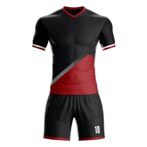 Camisetas de fútbol de diseño personalizables con técnica de sublimación, conjunto completo de uniforme de fútbol para hombre al por mayor personalizado - Product Image 3