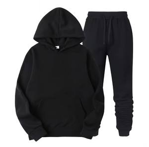 Survêtement unisexe de haute qualité Ensemble de survêtement deux 2 pièces Sweats à capuche Survêtement Sweat-shirt Oem Survêtements décontractés Logo personnalisé - Product Image 1