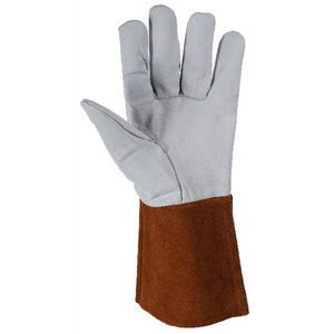 Prix bon marché gant de barbecue résistant à la chaleur gants de soudage en cuir - Product Image 5