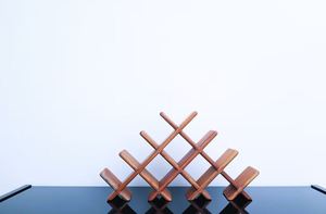 Simple solid wood wine storage rack for kitchen home decoration dining <b>table</b> champagne wine display rack holder bar wholesale - Product Image 5