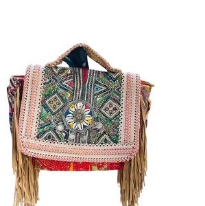 Bolso de hombro de noche bohemio hecho a mano indio para mujer, bolsos Banjara, bolsos de mano de fiesta bordados Vintage de lujo personalizados - Product Image 4