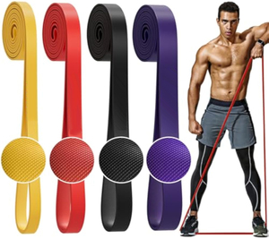 สายยืดออกกำลังกายในบ้านและยิมส่งแบบชิ้นเดียวยางยืดสำหรับการออกกำลังกายและการฝึกความแข็งแรง - Product Image 2