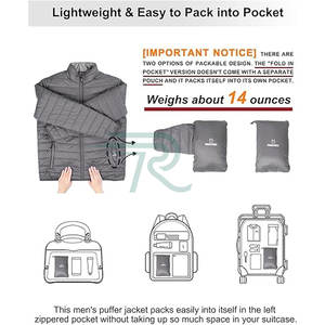 เสื้อแจ็คเก็ตสกีแบบพองตัวสำหรับฤดูหนาว ยี่ห้อ Razorts รุ่น Custom Unisex กันลม ระบายอากาศได้ดี พร้อมเทคโนโลยีปกเสื้อถอดได้ ปิดด้วยซิป ผลิตจากผ้าขนสัตว์ - Product Image 5