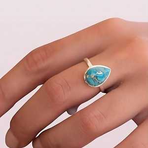 Bagues en argent 92,5 en gros, bijoux en argent sterling véritable, cadeau pour elle - Product Image 4