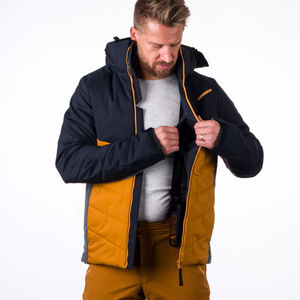 Veste de ski et de pluie unisexe grande taille, capuche amovible, doublure en polaire, coupe-vent, imperméable, séchage rapide, respirante, chauffante - Product Image 1