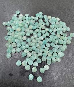 อะมาโซไนต์ธรรมชาติคุณภาพสูงอัญมณีสีเขียวตัดเป็นชิ้นขนาด6-10มม. สำหรับทำเครื่องประดับขายส่งมาก - Product Image 3