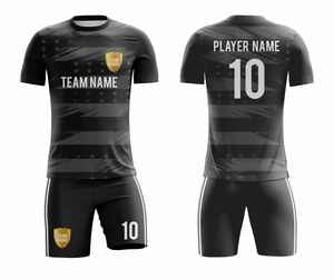 Maillots de football personnalisés 2026 |   Uniformes de football imprimés numériquement OEM |   Tenues respirantes légères à manches courtes et coupe ajustée - Product Image 2