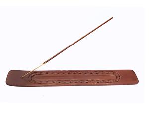 Antique Leaf Design <b>Incense</b> <b>Stick</b> <b>Holder</b> Alloy Leaf Boat Shape <b>Incense</b> Burner <b>Incense</b> Ash Catcher Tray - Product Image 2