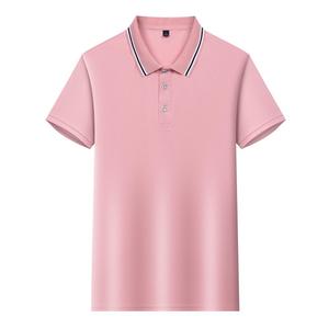 Chemises polo d'été personnalisées avec broderie, design à col, pour uniformes d'entreprise - Product Image 2