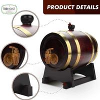 Nouveau tonneau à vin en bois de chêne vintage pour bière, whisky, rhum, porto 10L