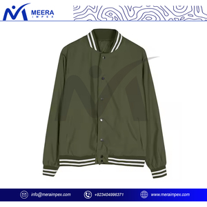 Veste universitaire en coton de haute qualité avec logo personnalisé pour hommes, veste élégante d'université et d'école de baseball, veste universitaire de sports de plein air - Product Image 2