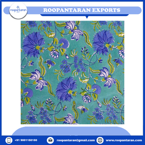 Vente chaude 100% Doux Coton Tissé Voile Tissu 5 Yards Patrimoine Culturel Main Bloc Imprimé Matelassé Chemises Couverture Dentelle Costume - Product Image 6