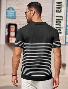 Nouveau golf décontracté pour hommes d'affaires en gros pour polos pour l'été polos à manches courtes à motif solide - Product Image 4