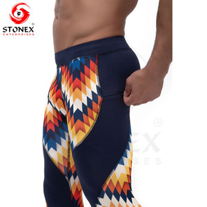 Pantalon de compression à séchage rapide pour hommes, collants de course à pied, de gymnastique, d'entraînement sportif - Product Image 4