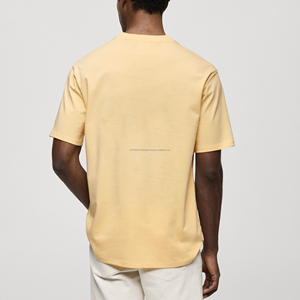2026 Heavy Weight <b>Tshirt</b> 100% Cotton T Shirts Short Sleeve Crew Neck Men T-shirt Customized Casual T-shirts - Product Image 2