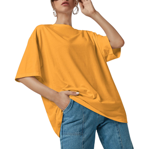 Camiseta de algodón Premium de corte regular con estampado 3D ecológico de verano para mujer, fabricante OEM para compradores de moda mayoristas globales - Product Image 5