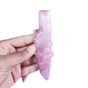Super calidad AAA grado cuarzo rosa obsidiana vidrio grabado cristal Natural Reiki arte piedra semipreciosa mascota puntas de flecha - Product Image 4