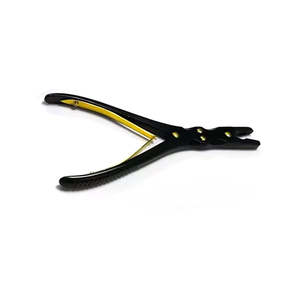 Rongeurs de Doble Acción con Hueso de Acero, Pinzas de Hueso Manuales de Doble Articulación Negras, Instrumentos Quirúrgicos de Ortopedia Veterinaria SurgiRight - Product Image 3