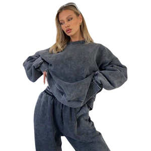 Sudadera de Mujer de Cuello Redondo, Talla Grande, de Felpa de Algodón de 280g, con Estampado Digital de Alta Calidad, Sudadera con Capucha Personalizada para Invierno - Product Image 5