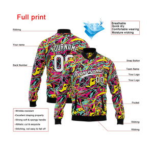 <b>Lightweight</b> Stand Collar Custom Summer Varsity <b>Jacket</b> Breathable Windproof Everyday Wear Front Embroidery Decoration 100% Wool - Product Image 2
