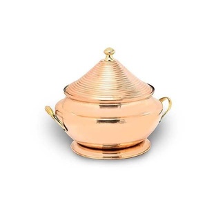 Calentador de alimentos de plato de frotamiento de buffet de acero inoxidable de alta calidad con función de vapor 4L 8L de capacidad alimentado por Gas para catering de bodas - Product Image 4