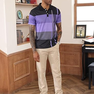 Venta al por mayor 100% algodón estampado bordado Logo hombres Polo Camisa lisa en blanco Golf Polo camiseta personalizada Polos - Product Image 5
