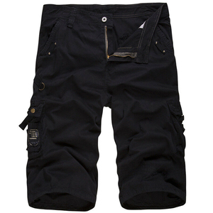 Pantalones cortos Cargo de Color personalizado de alta calidad con bolsillos Street Casual algodón hombres pantalones cortos cintas pantalones cortos para hombres - Product Image 4