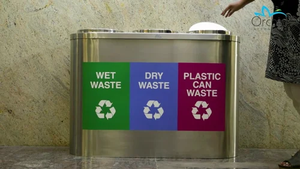 Mở Top Trio tái chế lưu trữ xô thiết kế mới nhất Thùng rác nhựa ở một mức giá - Product Image 2