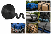 Fabrication de produits pour animaux de compagnie, ruban élastique en polyester, rouleau de 25 mm, résistance à l'usure supérieure, production de colliers, service de marque privée