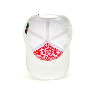 Gorro deportivo de 5 paneles con agujero cortado con láser, parches de PVC de silicona, logotipo, Etiquetas tejidas impermeables, gorra de béisbol personalizada de Golf con cuerda - Product Image 4