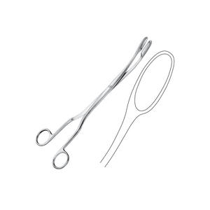 คีมหนีบสำหรับรกและรังไข่เครื่องมือผ่าตัดสูติศาสตร์และนรีเวชวิทยารูปตรง #2-10มม./28ซม.-11" - Product Image 5