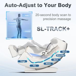 Fauteuil de massage Shiatsu chauffant à grand écran réglable intelligent, utilisation commerciale, gravité zéro, airbag complet pour le corps, portable et pliable - Product Image 6