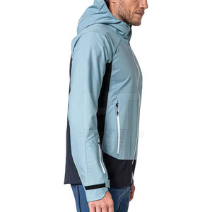 Precio al por mayor de alta calidad chaqueta Softshell soporte delantero con capucha invierno Nailon/poliéster diseño personalizado mejor precio en línea - Product Image 6