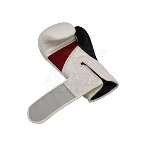 Guantes de boxeo para hombre de cuero sólido ligero con logotipo personalizado 2024 para práctica de artes marciales con servicio OEM - Product Image 3