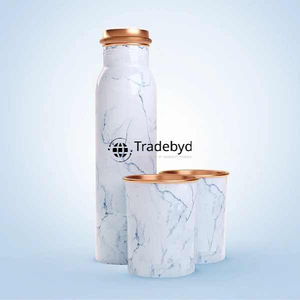 Botella ancha de cobre resistente diseñada para aventuras diarias por Tradebyd - Product Image 5