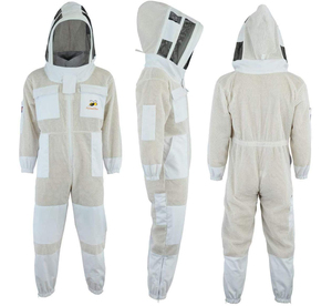 Servicio OEM 2025 Trajes de apicultura con diseño personalizado/Suministros de fábrica Trajes de apicultura para hombres Ropa de seguridad - Product Image 4