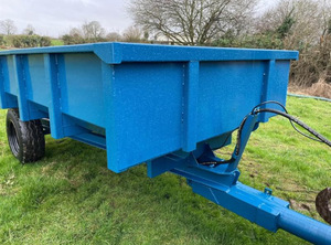 Remorque à benne basculante Remorques agricoles Tracteur remorque à benne basculante hydraulique à double essieu et à 4 roues - Product Image 4