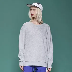 เสื้อสเวตเชิ้ตแบบสวมหัวคอกลมแขนยาวสำหรับทุกเพศเสื้อสเวตเตอร์คอกลมแขนยาวแห้งเร็วเป็นมิตรต่อสิ่งแวดล้อมสำหรับฤดูหนาว - Product Image 6