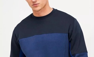 Unisex 2-Piece Jogger Pullover Hoodie Sweatshirts Set Customized Cotton <b>Crewneck</b> Plus Size Women's & Men's Tracksuit - Product Image 5