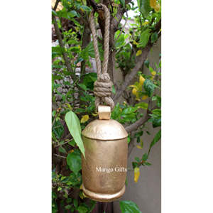 Campana Metálica Decorativa de Estilo Rústico Premium para Colgar en el Hogar, Cafetería, Restaurante y Resort, Disponible para la Venta - Product Image 5