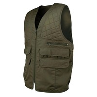 100% algodón importado Upland Field Bird Hunting Vest Front Shell Holders acolchado Shooting Upland Vest