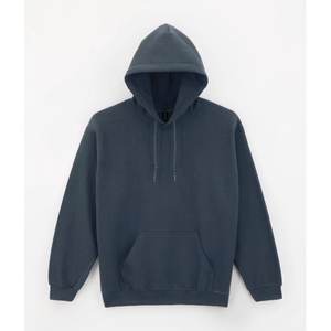 Sweat à capuche en polaire uni pour homme et homme corpulent - Polyester/coton - Product Image 1