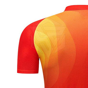 Concevez votre propre uniforme de cyclisme respirant pour hommes, 100% polyester, logo personnalisé, OEM, vente en gros, taille adulte - Product Image 6