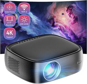Proyector de Cine en Casa LCD Sellado a Prueba de Polvo, 100 Lúmenes, Batería Integrada (1 Hora), Garantía de 3 Años, Android Inteligente, WIFI, 3D, LED Completo - Product Image 1