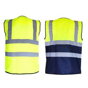 Chaleco de Seguridad Reflectante de Alta Visibilidad con Múltiples Bolsillos y Logotipo Personalizado, Uniforme de Trabajo para Ingenieros de Seguridad, Tallas S-5XL - Product Image 3