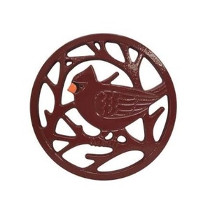 Handmade <b>Trivet</b> Elegant Classic Round Red P.coated Stylish Vintage Fancy Decorative Customized logo Print Antique <b>Trivet</b> - Product Image 3
