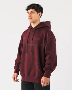 Sweat à capuche surdimensionné en molleton brossé épais pour homme de haute qualité, logo personnalisé, motif imprimé, nouvelle arrivée pour l'hiver - Product Image 5