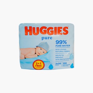 Compra Huggies Pure Baby Wipes de calidad premium, seguro y suave, entrega rápida disponible para un uso diario sin complicaciones para Padres - Product Image 4