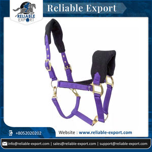 Premium New Horse Halter suave cómodo poliéster estilo occidental cuello grueso acolchado cuero grueso conveniente sillín de cuero - Product Image 6