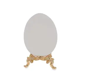 Proveedor a granel Soporte de latón para huevos en colores de sujeción con acabado dorado Soporte para huevos de Pascua, Soporte de metal para huevos de Pascua